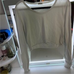 Brandy Melville Cream Long Sleeve Top